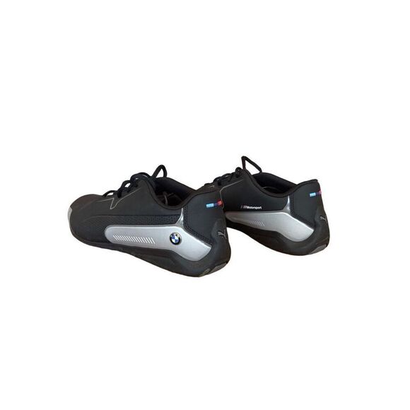 PUMA Mens Black And Silver BMW Motorsport Drift Cat 8 Motorsport Shoes Size 11 main image 5